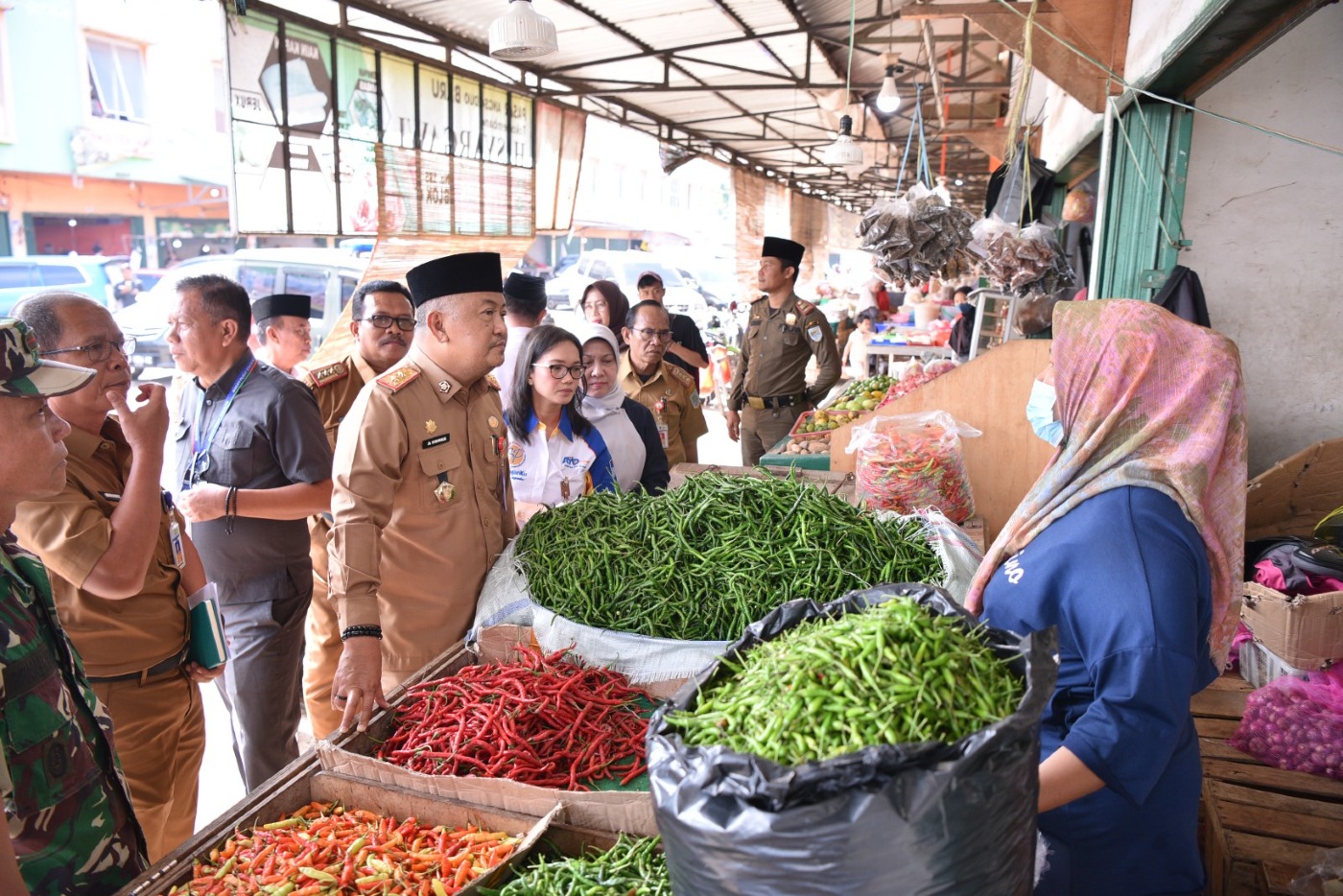 cover Awasi Lonjakan Harga Sembako, TPID Kota Jambi Gelar Sidak Pasar