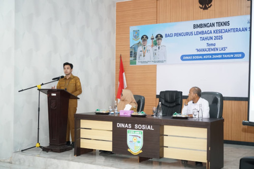 cover Bimtek Bagi LKS, Wawako Diza: Komitmen Pemkot Jambi Dalam Mewujudkan Penyelenggaraan Kesejahteraan Sosial Secara Menyeluruh